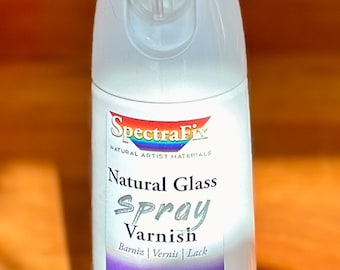 SpectraFix Natural Glass Spray Varnish, 10 fluid ounces