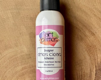 Adhesive — Art Glitter Designer Dries Clear Adhesive — Permanent & Strong, Perfect Glue for Crafts, Wood, Paper, Plastic, and More!