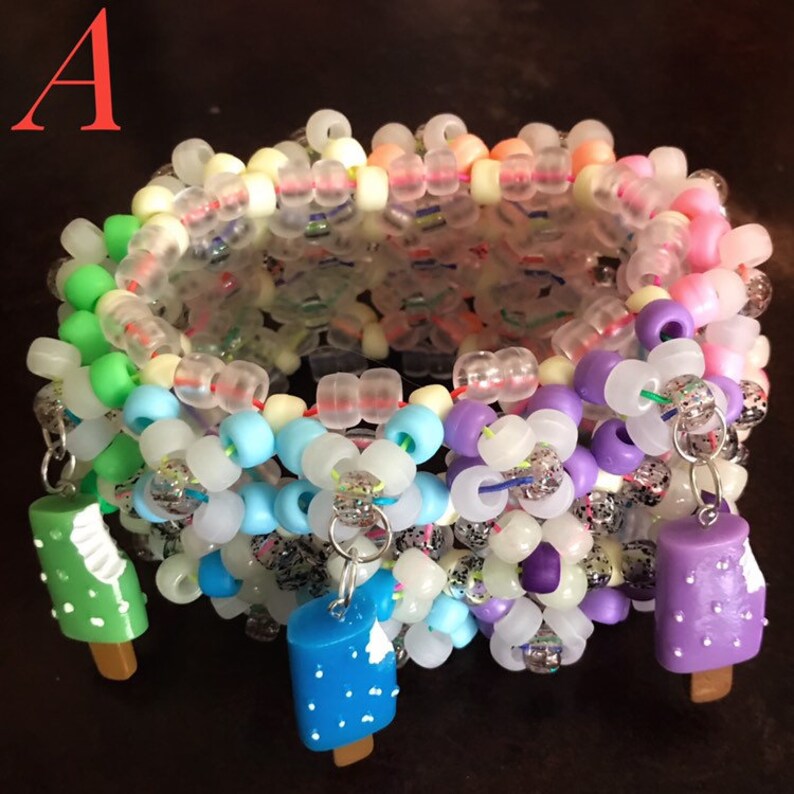 Ice Cream Kandi Cuffs Etsy