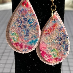 Leather Paparazzi Earrings