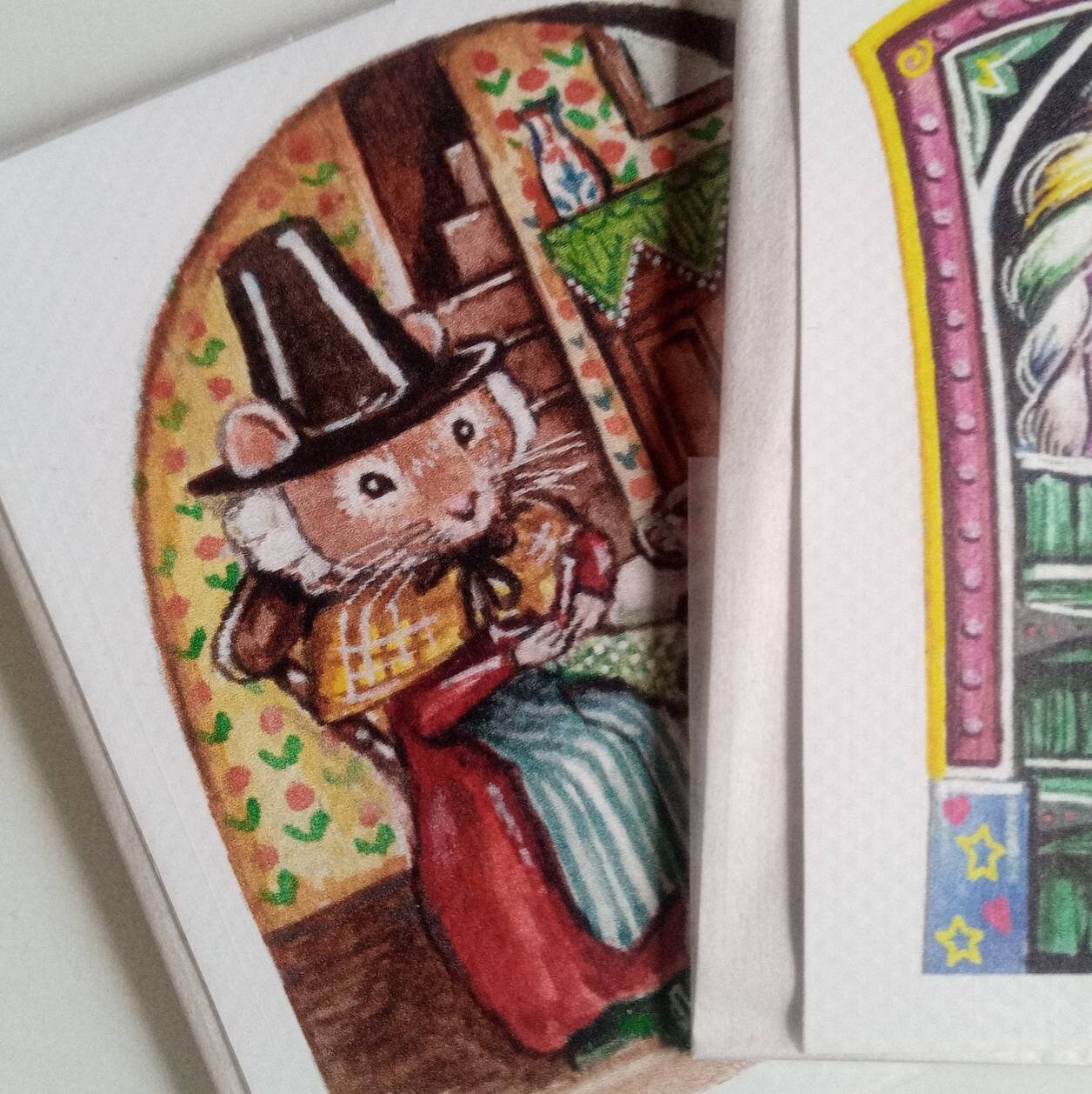 Christmas Mouse Hole Wall Decal Novelty Wall Sticker Etsy Sweden