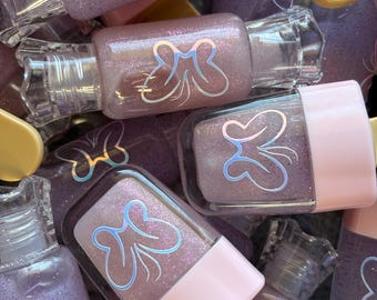 Sheer non-sticky, yummy scented, hydrating glitter Prissy Lip Gloss