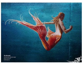 The Mermaid (Semi-Gloss Print - 20" x 15.5")