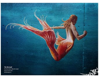 The Mermaid (Large Semi-Gloss Print - 3' x 24")