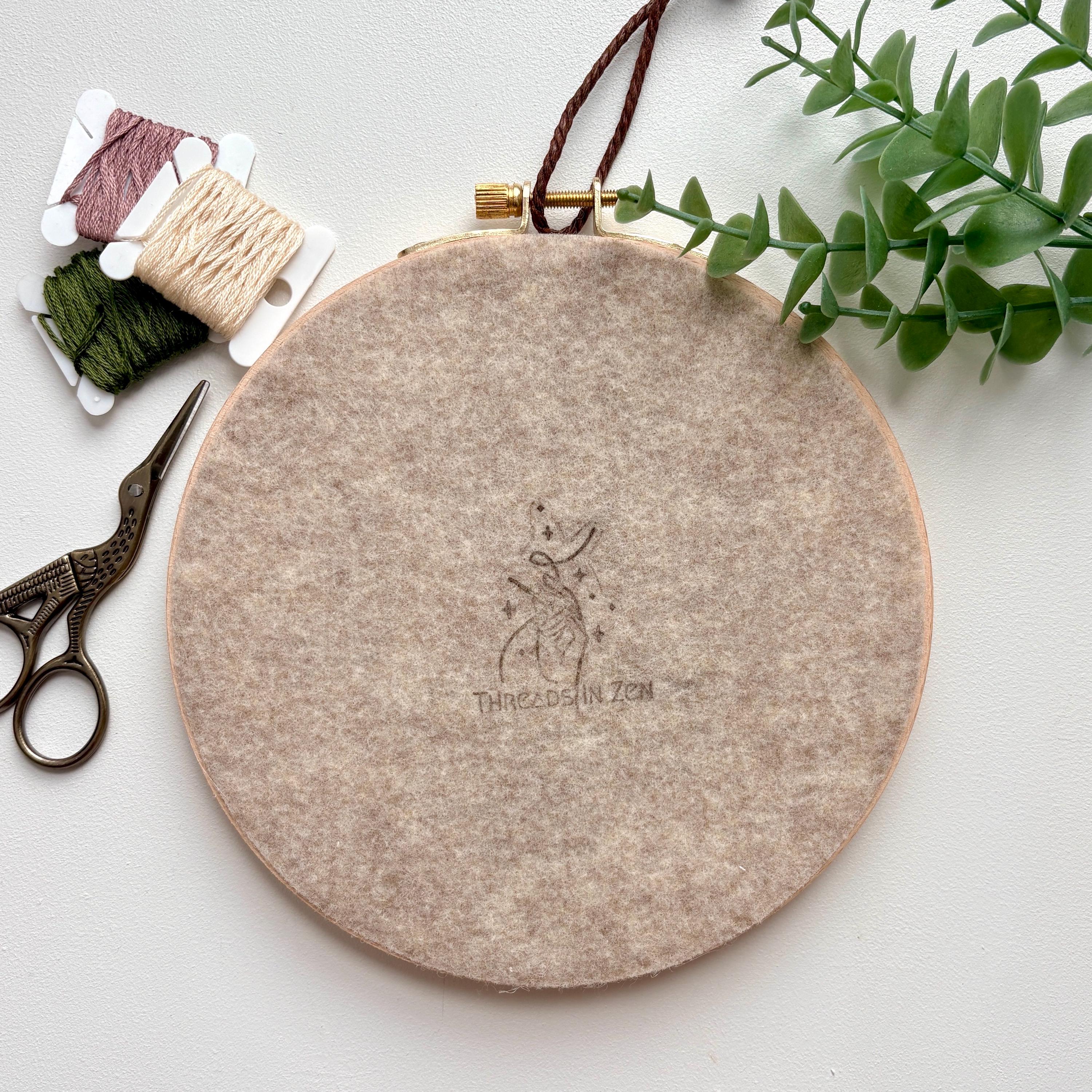 Hand Embroidered Floral Hoop Art – Heirloom Garden Botanical Wall Decor ...