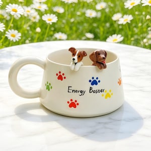 Pet Adoption Cup, Clone Makeup Cup for Pet Statues, Customized Coffee Cup for Pet Portraits, Gifts for Pet Enthusiasts