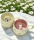 Customized pet portrait coffee cup, Handmade ceramic animal cup, 400ml personalized customization product logo