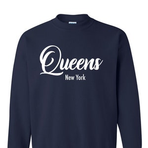 Queens- New York, Jamaica, Queens Sweatshirt, Classic Queens Tee, Queens Tee, Qns Shirts, Repping  Your Hood Sweatshirt, Sweater