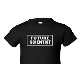 Toddler Future Scientist Shirt, Kids Science Tee