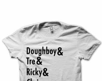 Movie Boyz In The Hood Shirt, Doughboy, Tre, Ricky, Chris, Classic Movie Tee, Classic Movie Characters