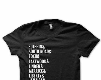 South Queens- Linden, Merrick, Liberty, Rockaway, Foch, Jamaica, South road Classic Tee, Queens Tee, Qns Shirts, Reping Your Hood