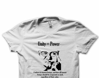 Malcolm X T-Shirt, Black History, Civil Rights Movement