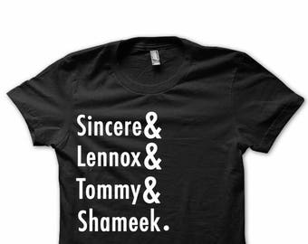 Belly Movie T-shirt, Sincere, Lennox, Tommy, Shameek, Movie Character Shirt, Classic Movie Shirt