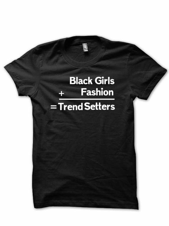 Chicas Negras Igual Moda Mujeres Ropa Camisas Unisex Moda Femenina Camiseta Negra Camisas Para Ninas Camisetas Black Pride Etsy Espana