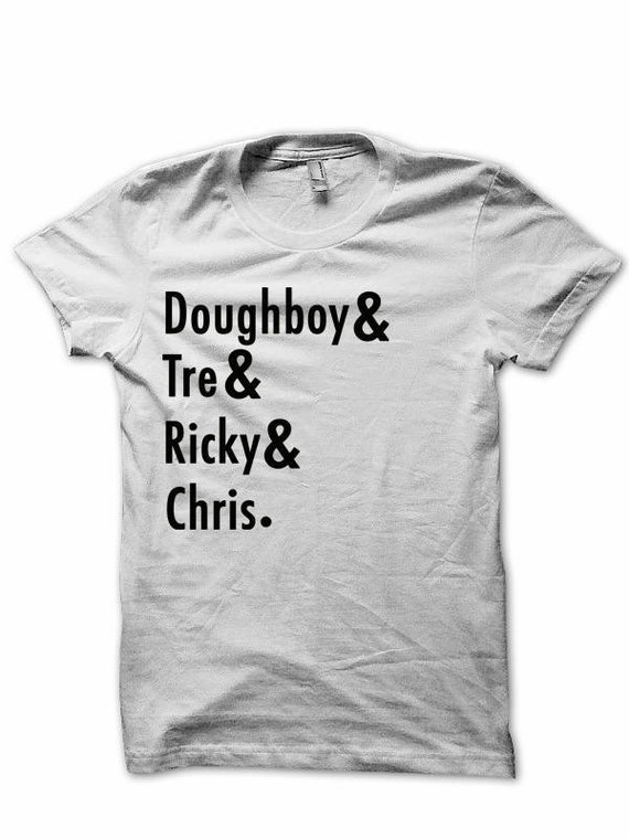 Movie Boyz In The Hood Shirt, Doughboy, Tre, Ricky, Chris, Classic Movie  Tee, Classic Movie Characters