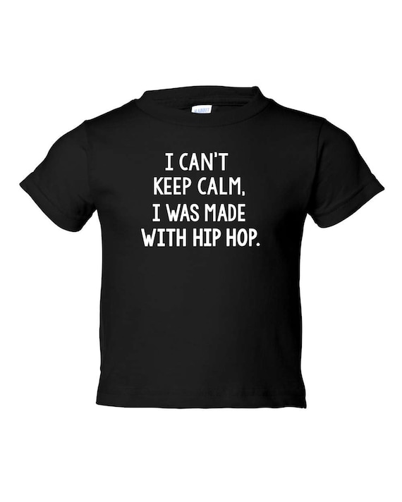 Hip Hop Baby Tee, Funny Unisex Toddler Shirt