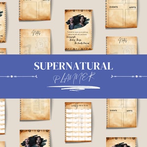 Supernatural Planner Stickers - ss018 – PaperDollzCo