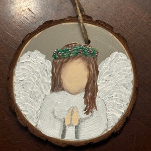 Angel Ornament Hand-Painted