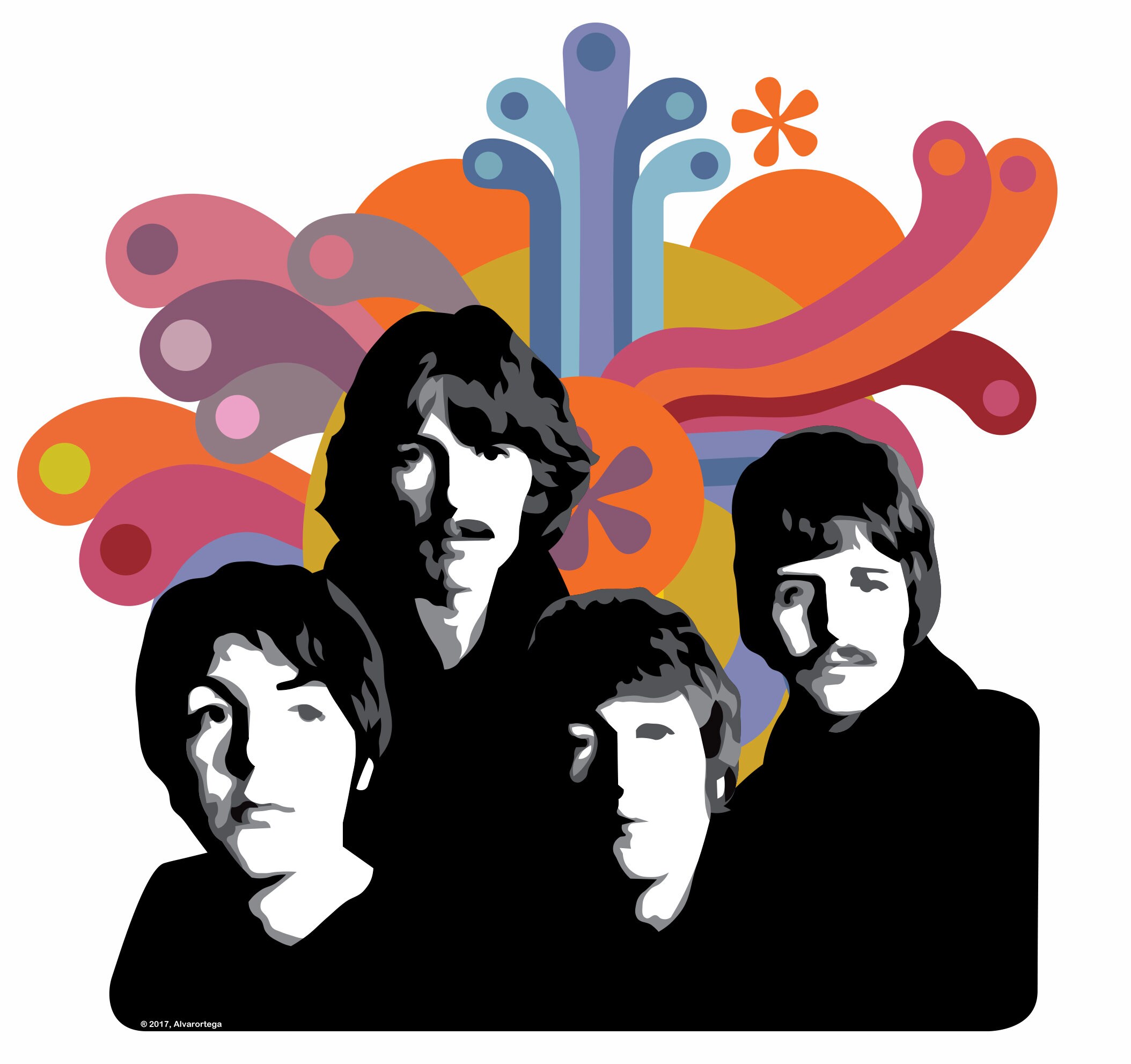 John Lennon - Imagine -The Beatles - Canvas Rolled Wall Art Print