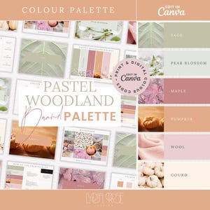 Herbst Premium-Farben | Farbpalette mit CMYK, RGB & Hex Codes | Designer Branding für kleine Unternehmen | Weiche Pastellfarben Herbst
