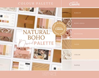 Premium Colour Palette | Colour Palette with CMYK, RGB & Hex Codes | Designer Branding for Small Business | Warm Neutrals Colour Palette