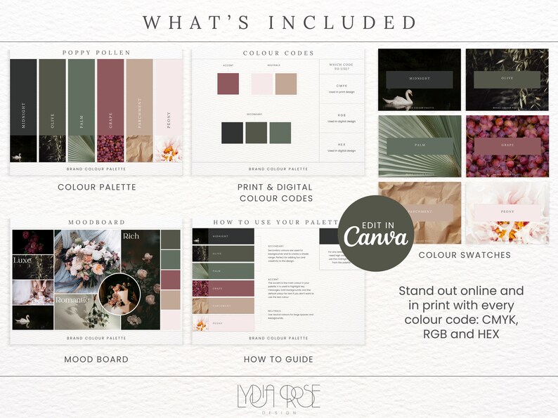 Premium Colour Palette | Colour Palette With CMYK, RGB & Hex Codes ...