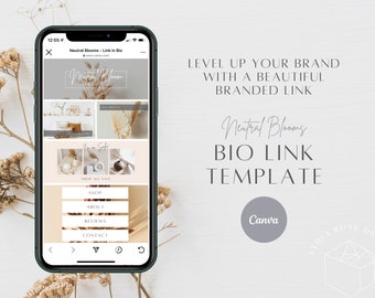 Link in Bio Instagram-sjabloon - Luxe Canva-linksjabloon - Linkboomalternatief - Winkel Instagram-linkpagina - Instagram-bestemmingspagina