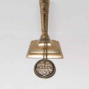 Traditioneller keltischer Vintage Astri Holthe Bronze Anhänger / Brosche / Pin, 1970er Jahre, Arendal, Nordic, Norwegen, Norwegisch, Arendal, Norway, Norwegisch