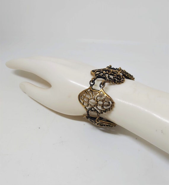 Modernist,bronze ,vintage, bracelet, Hannu Ikonen… - image 7