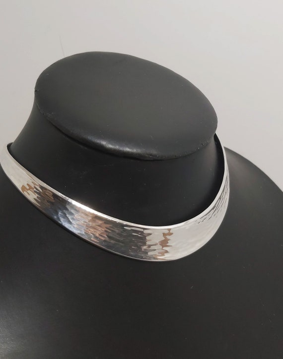 Vintage neck ring choker torque design, Alton, Sc… - image 5