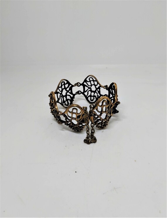 Modernist,bronze ,vintage, bracelet, Hannu Ikonen… - image 5
