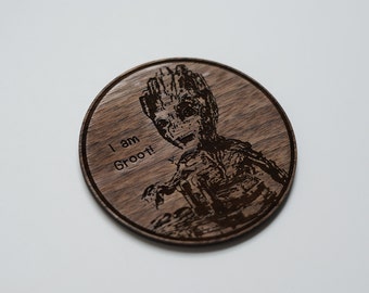 Groot Inspired Coasters