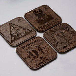 Harry Potter Inspired Coasters image 1