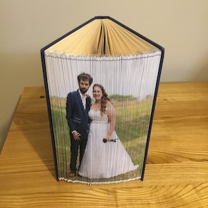 Photo strip book art, Custom Made with your photo