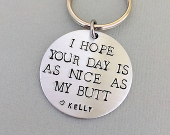 My Butt Keychain, Boyfriend Gift, Boyfriend Key chain, Gift for Him, Gift for Her, Bestfriend Gift, Sister Keychain, Gift for Men, Husband