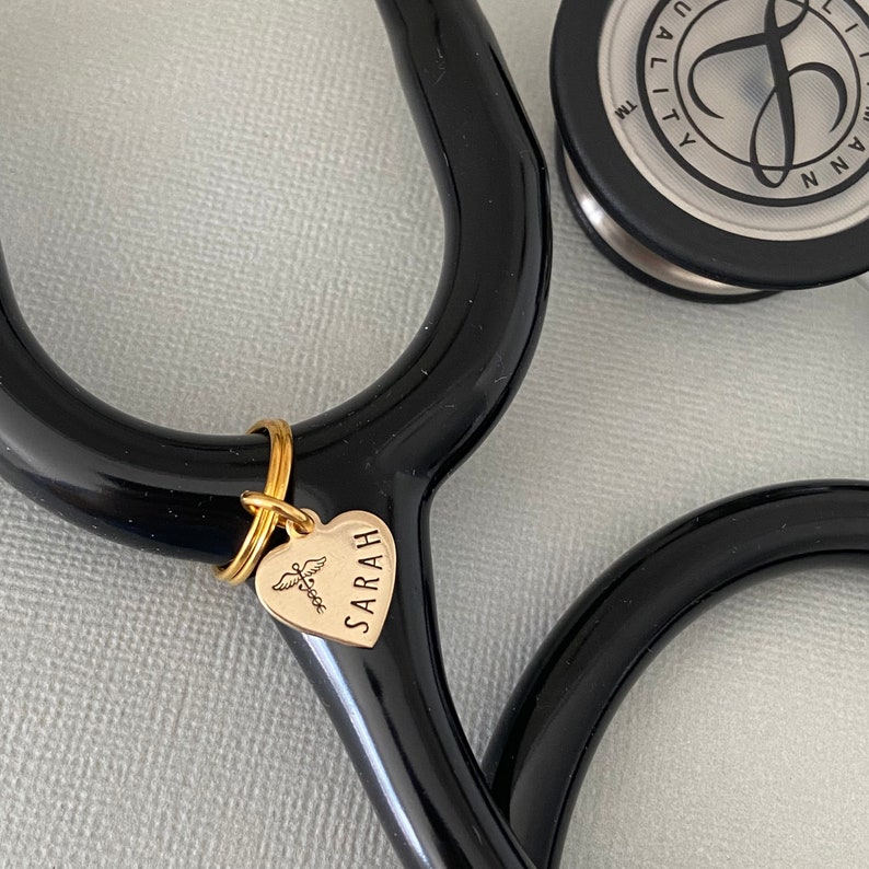 Personalised Stethoscope ID Tag Name Tag Stethoscope Charm Etsy Australia