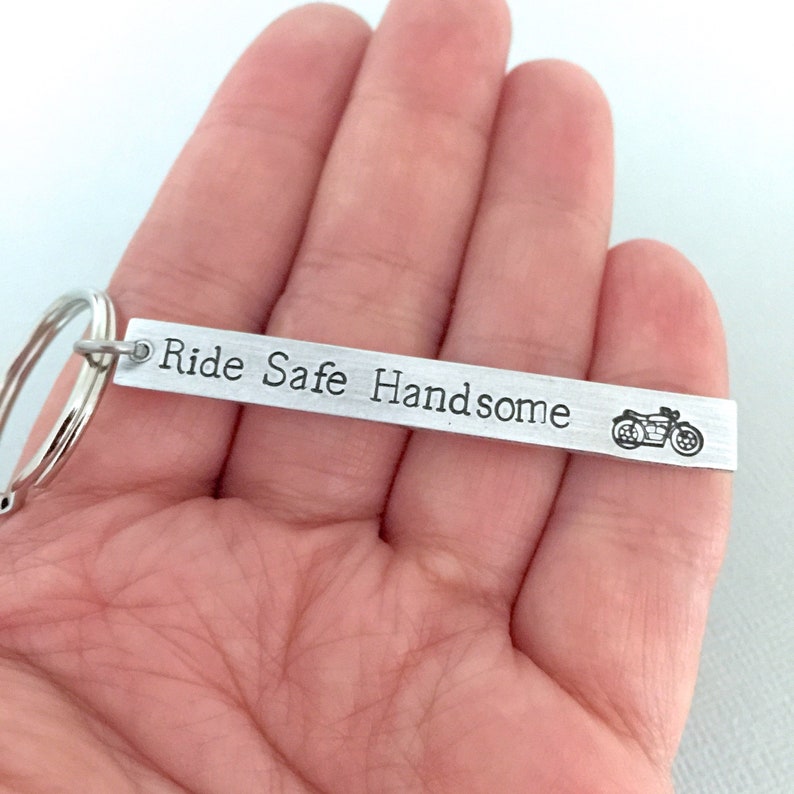 Double Sided Drive Safe Handsome Keyring Personalised Driving Etsy