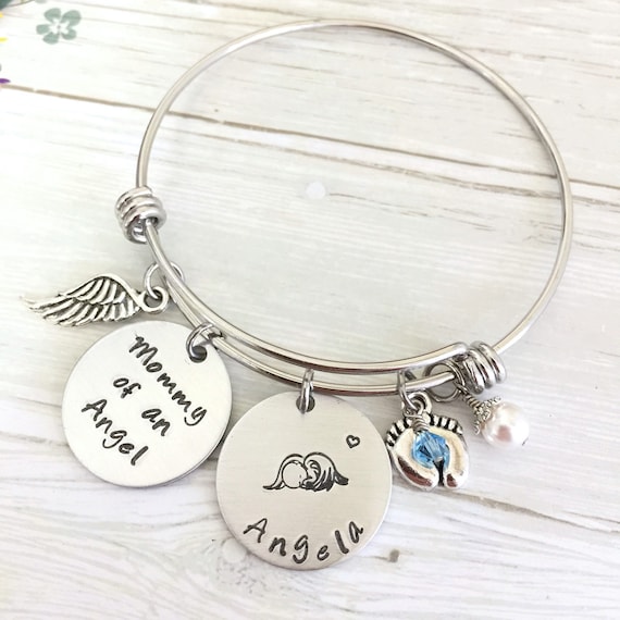 Mother of an angel bracelet best sale