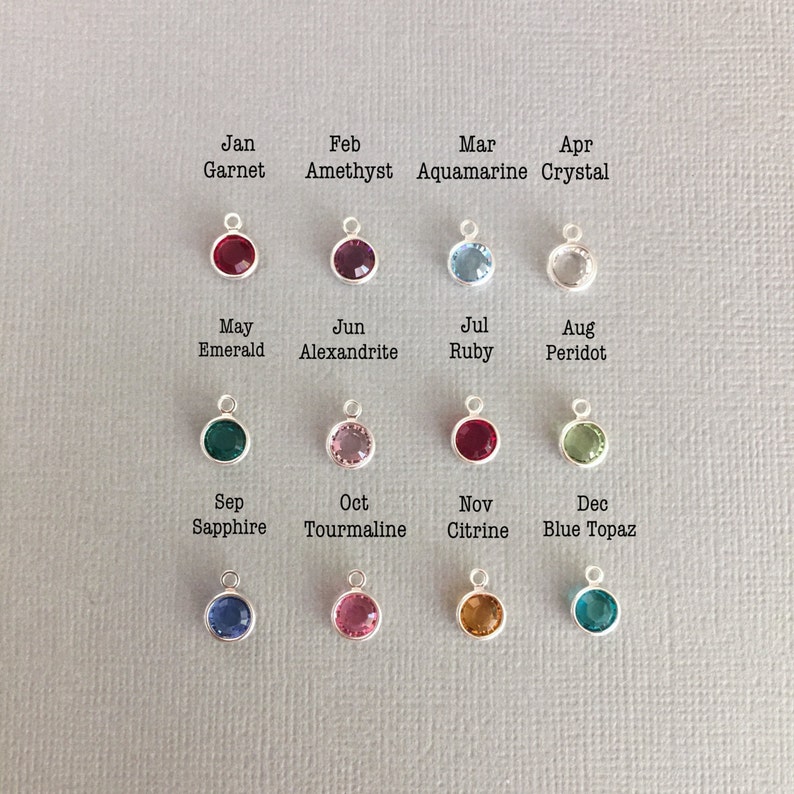 Add A Swarovski Birthstone. The birthstone as an additional charm for your purchased accesories in my store. NOT to be sold as it is. image 1