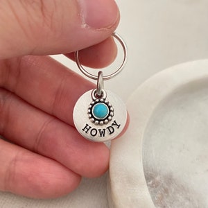 Mini-Western-Haustier-ID-Tag, Welpen-Tag, Katzen-Tag, Kätzchen-Tag, Hunde-Tag-ID, Zaumzeug-Tag, Reitschlauch-ID-Tag, Pferde-Tag, 15 mm oder 5/8 Zoll runde Scheibe
