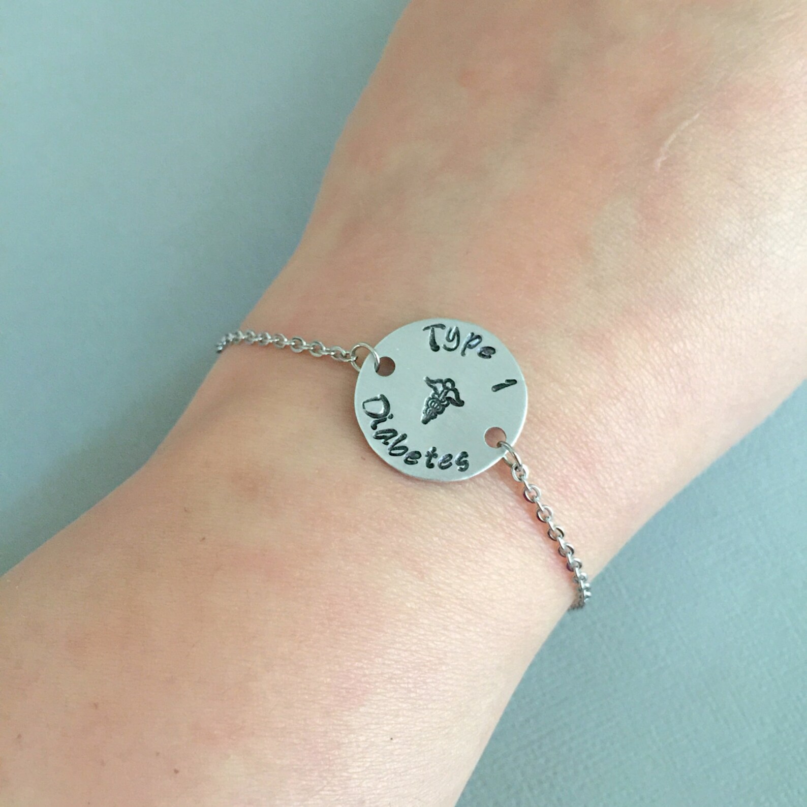 Type 1 Diabetes Bracelet Medical Bracelet Medical Alert Med Etsy