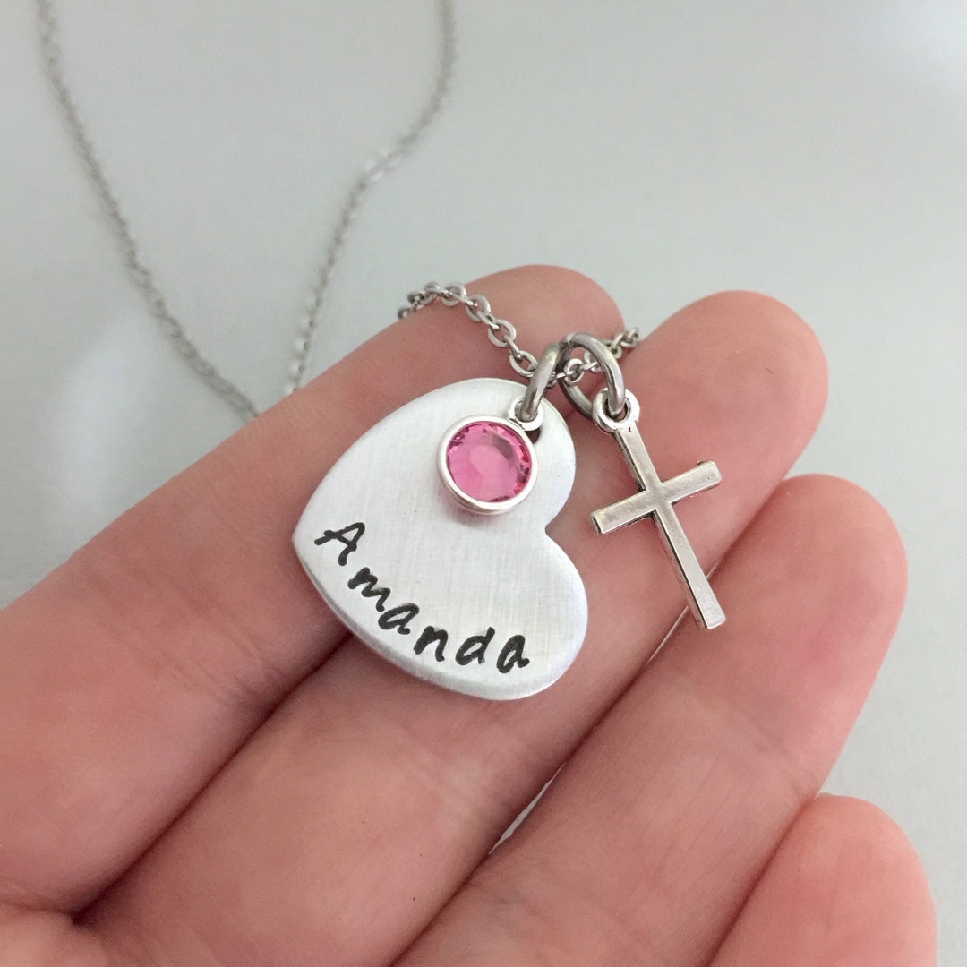 Little Girl Baptism Necklace, Baptism Necklace, First Communion Gift