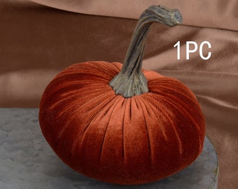 syrup velvet pumpkins,brown velvet pumpkin,wedding decoration,home decor,chic decor,autumn decorations,fall centerpiece,wedding pumpkin