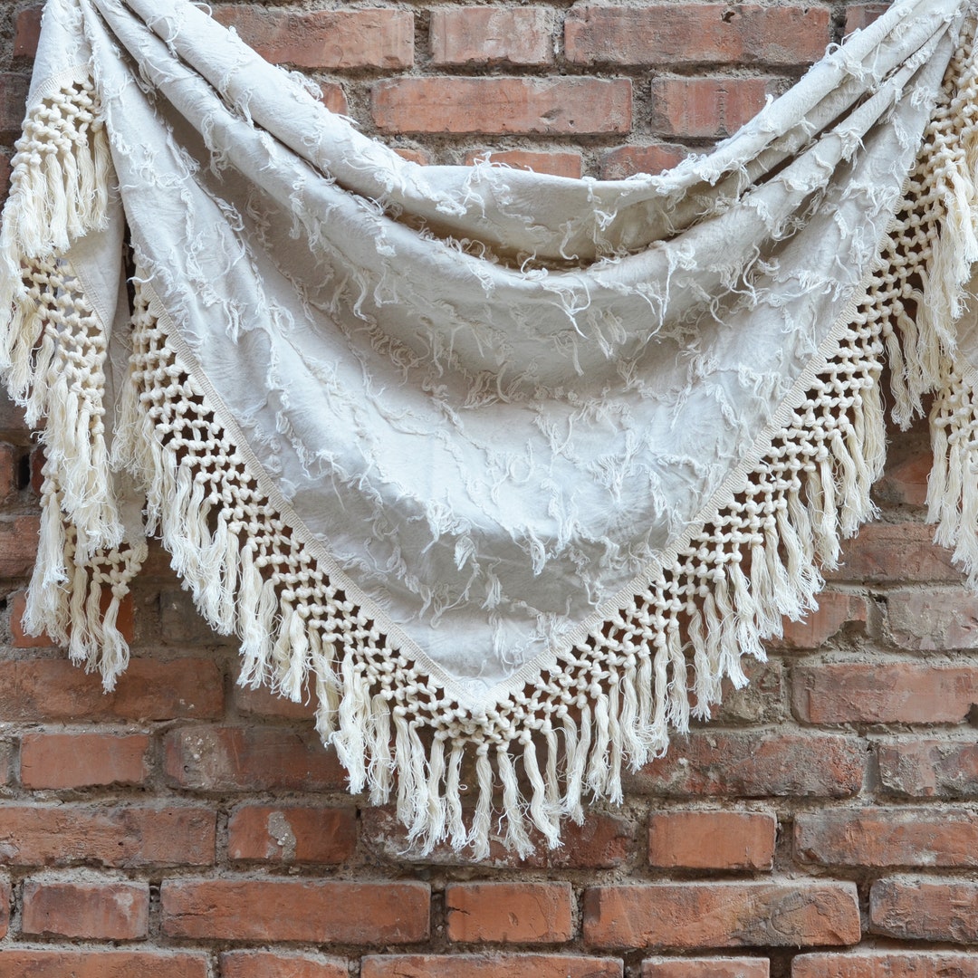cotton linen shawl