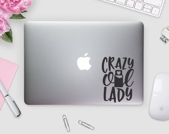 Crazy Oil Lady Vinyl Decal Essential Oil Decal Car Decal Ordinateur portable Decal Yeti Tumbler Decal Phone Decal