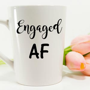 婚約 AF マグ - 婚約ギフト - 親友へのギフト