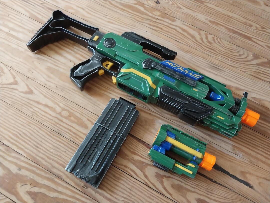Painted Modified Nerf Modulus Gun Rifle Toy Blaster - Etsy