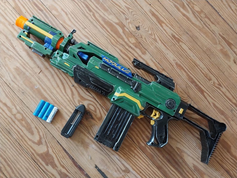 Painted Modified Nerf Modulus Gun Rifle Toy Blaster - Etsy
