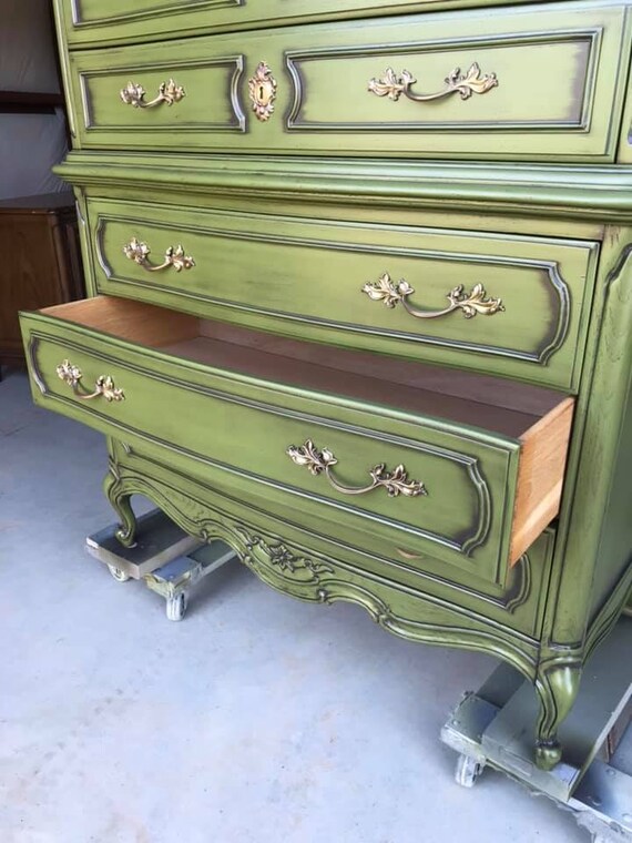 Thomasville Chest Of Drawers Vintage Etsy