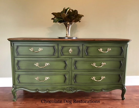 Soldvintage French Provincial Thomasville Dresser Etsy